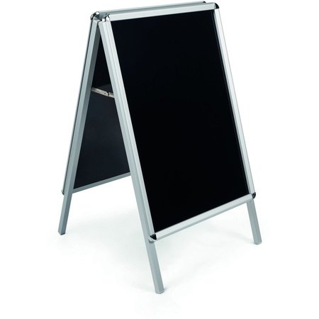 Mastervision Wet-Erase Sign Board, 2-sided, 25"x25-1/2"x42", BK Board BVCDKT30505072